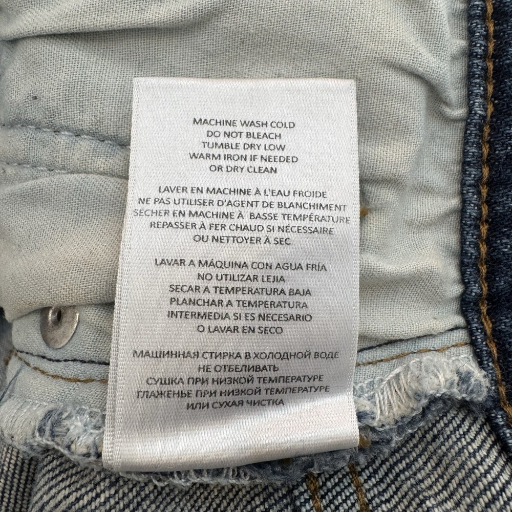 RE / DONE size 24 Mid‎ 90's High-Rise ankle crop stretch button fly Redone NWOT - Picture 10 of 12